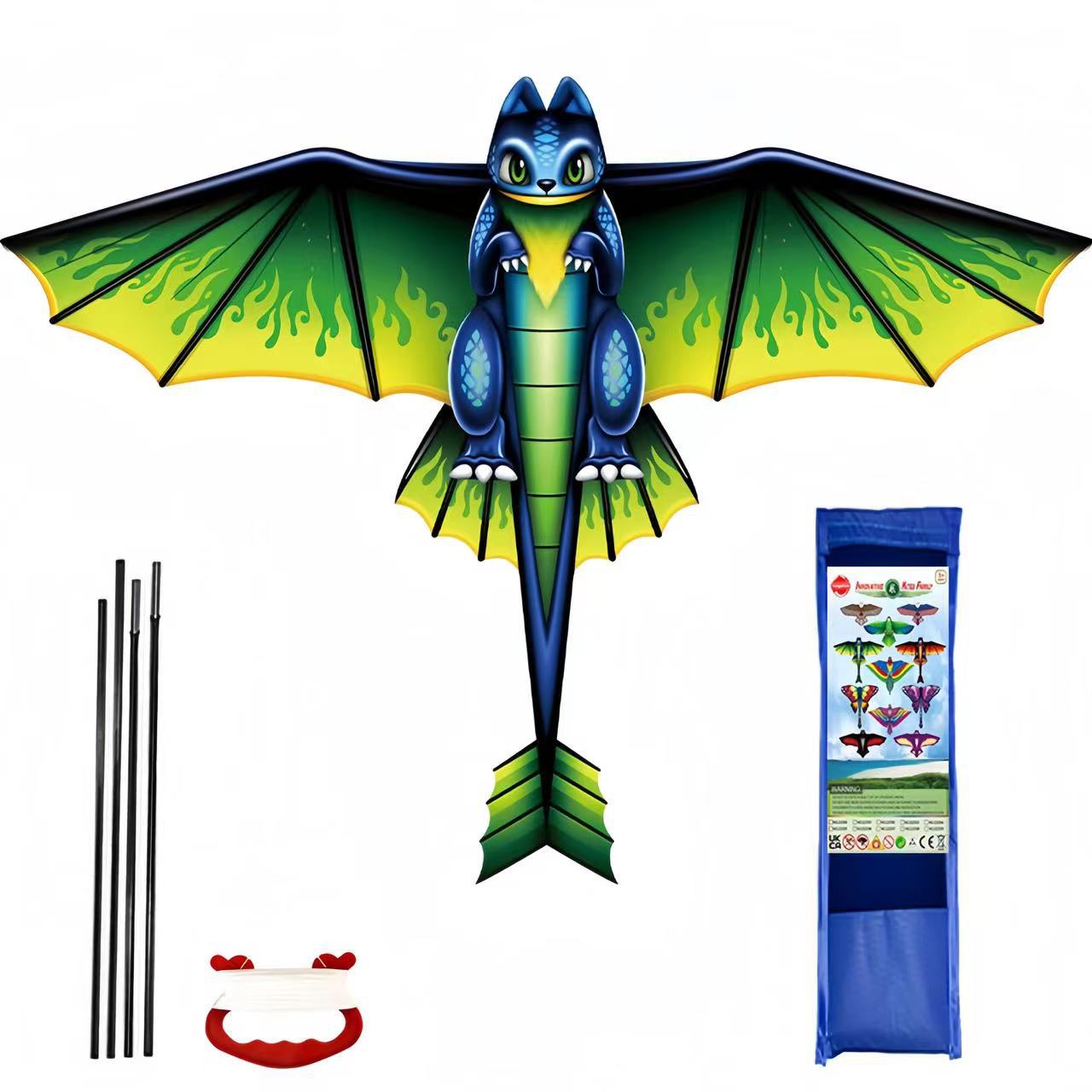 Flying Dragon Kite-Green