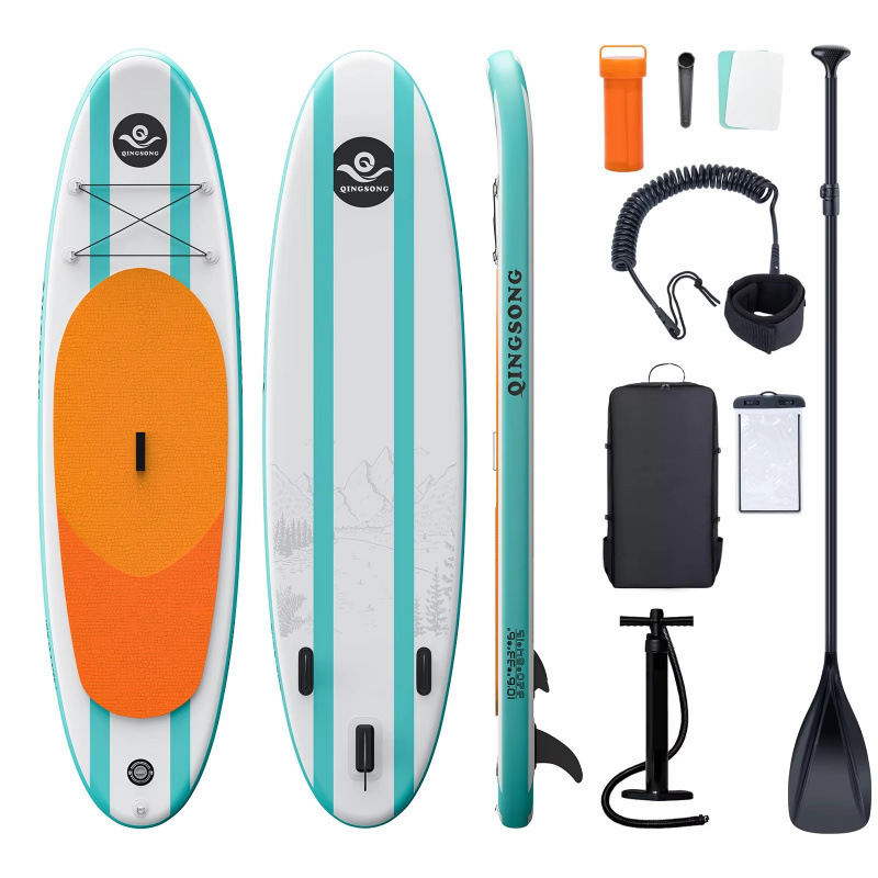 Factory Direct Inflatable SUP Paddle Board, Foldable Surfboard, Still Water Board for Outdoor Water Sports