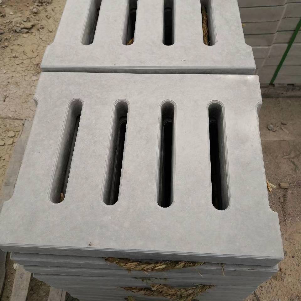 鼎丰混凝土排水沟水泥盖板雨水篦子路沿石光伏墩水簸箕井盖