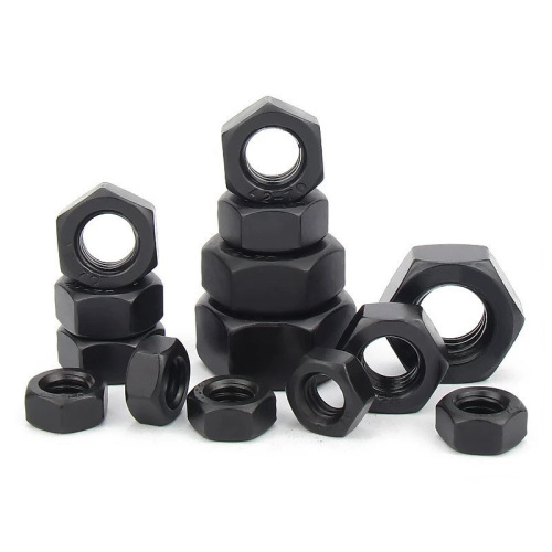 Black 304 stainless steel hexagonal nut M1.6-M30 hexagonal nut DIN934