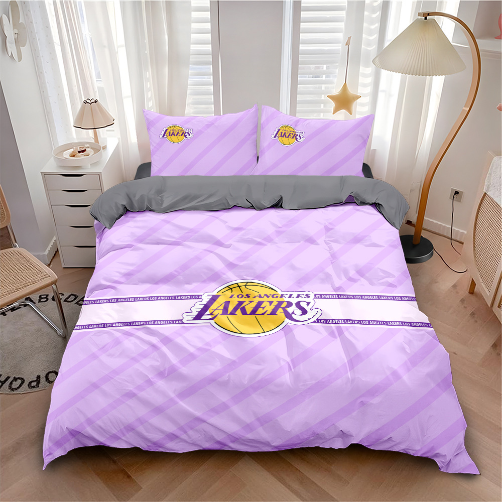 Juego de cuatro piezas de baloncesto de la nba, ropa de cama de los lakers, ropa de cama de los Warriors de Golden state, ropa de cama del dormitorio masculino, juego de tres piezas