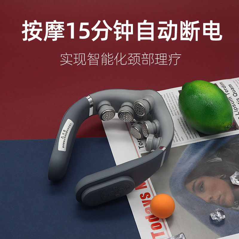 Mijia 首保護器 首マッサージ器 多機能マッサージ器 肩と首のブルートゥースネックマッサージ器 スマート音声|undefined