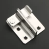Silver small left nail door buckle