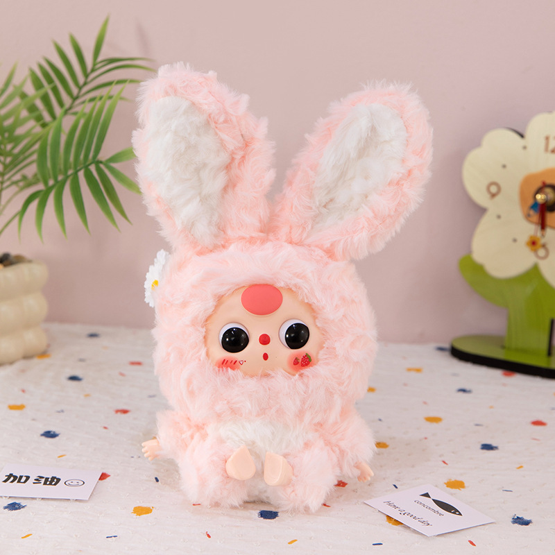ネット有名人の3歳のぬいぐるみリリーラビットタウンシリーズ人形かわいいビニール人形3歳卸売|undefined