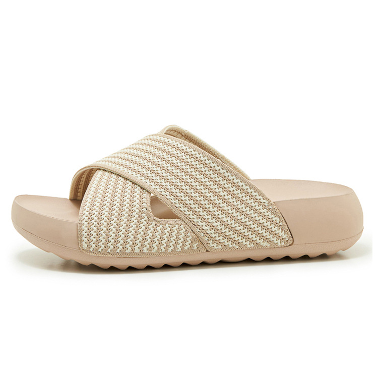 Dép sandal nữ xỏ ngón đế dày thoáng khí, nhẹ êm, phù hợp mùa hè — màu đen, màu hồng, màu kaki, màu mơ chi tiết 30