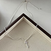 Small design necklace for beloved, lock, silver chain for key bag , Japanese and Korean, trend of season