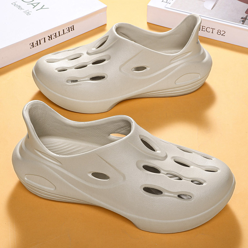 Zapatos para hombres de verano nuevo tipo de soleas gruesas resistentes al desgaste casero al aire libre zapatillas de playa transpirables image 4