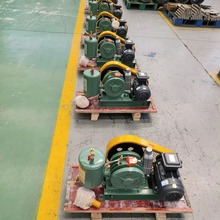 低噪音回转风机污水曝气回转式鼓风机百事德同款滑片送风