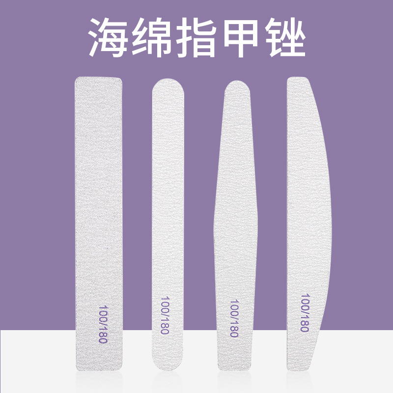 Sponge double-sided polishing cloth for nails for manicure