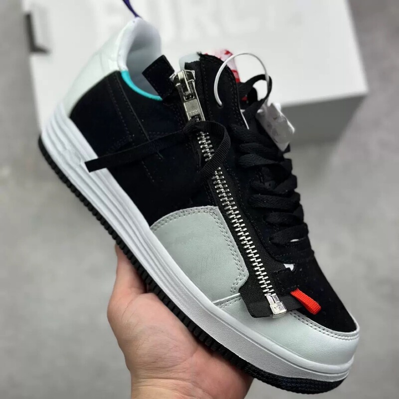 Wholesale Air Force Zipper AF1 Air Force One Lunarforce1 White Sneakers Breathable Air Force One Zipper Wholesale Air Force Zipper AF1 Air Force One Lunarforce1 White Sneakers Breathable Air Force One Zipper