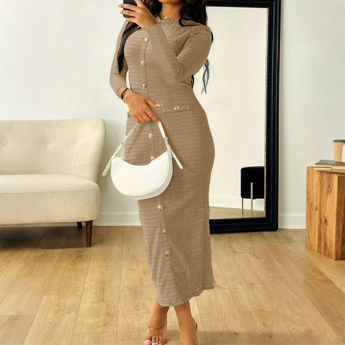 Women's Elegant Maxi Bodycon Dress