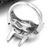 Mask suitable for men and women, ring, jewelry stainless steel for beloved, European style