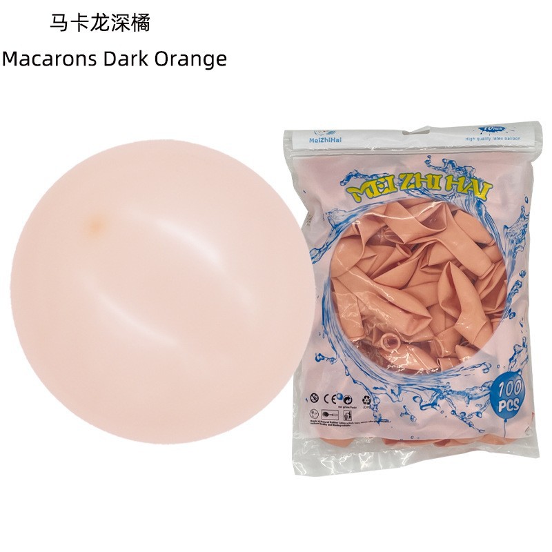 Globo mate personalizado de 10 pulgadas engrosado decoración de la sala de bodas decoración de la fiesta de cumpleaños globo de impresión de Navidad al por mayor