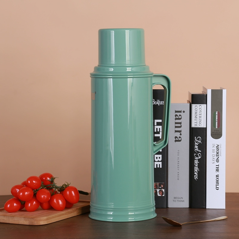 ✅ Обычный старомодный термос 2л, бытовой студенческий общежитие, небольшой термос, кожаный термос, бутылка для кипящей воды, пластиковый внешний