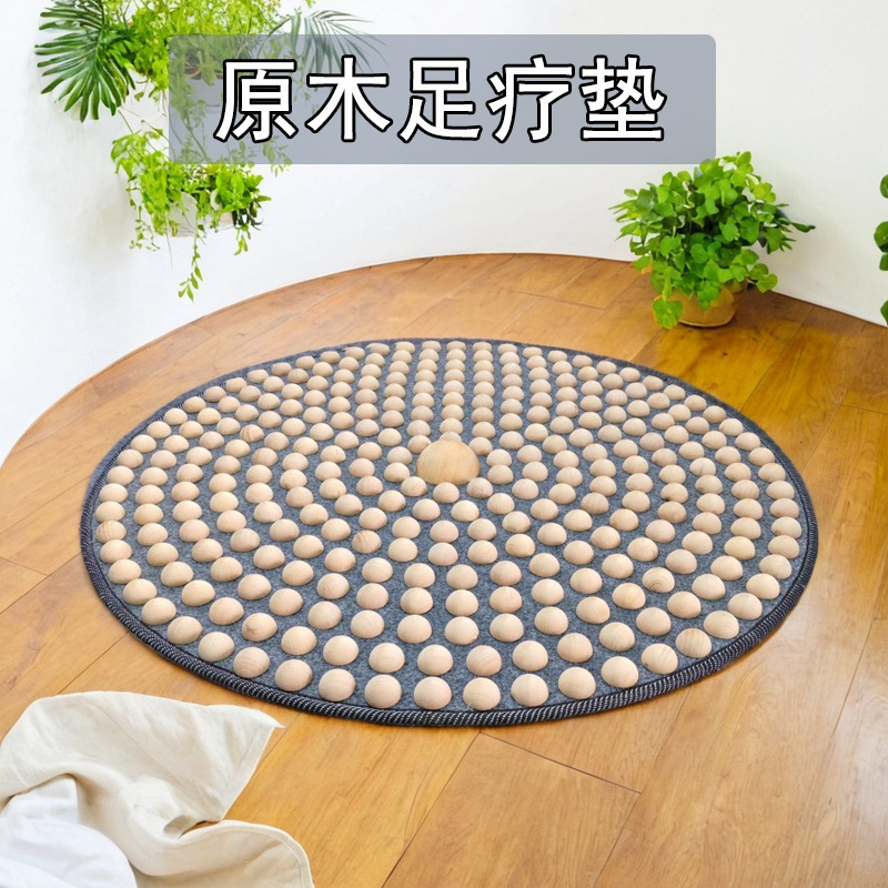 (メーカー直販) 実木足底マッサージパッドドライ原木超ジョギング足治療指押し板足底ツボを踏む|undefined
