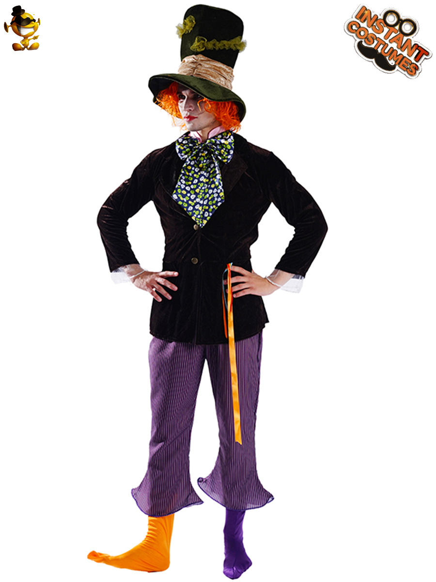 Grandes hombres divertido payaso traje de Halloween Cosplay fiesta traje de la mascarada traje de la etapa traje de rendimiento image 3