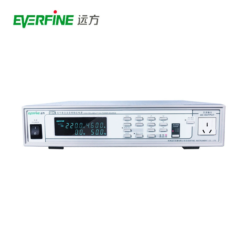 Удаленный агент продает новый регулируемый источник питания переменного тока GK10010 мощностью 1 кВА с регулируемой частотой с удаленного места.