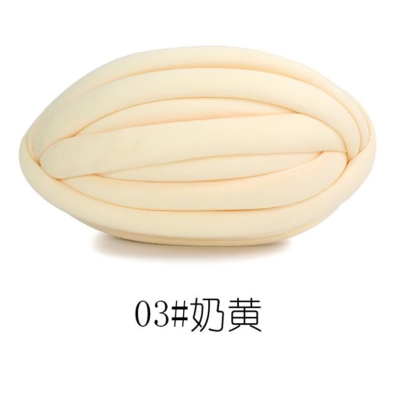 Algodón con núcleo, lana extra gruesa, lana islandesa súper gruesa, manta tejida a mano, nido de gato, almohada, cojín, alrededor de la cama del bebé