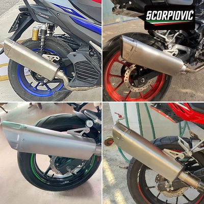 M12-B stainless steel universal: Motorcycle exhaust pipe