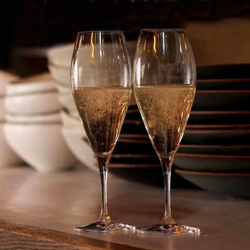 Kimura estilo japonés hecho a mano tazas de vino vino vino de cristal tazas de pie alto tazas de champán de pierna baja tazas de vino