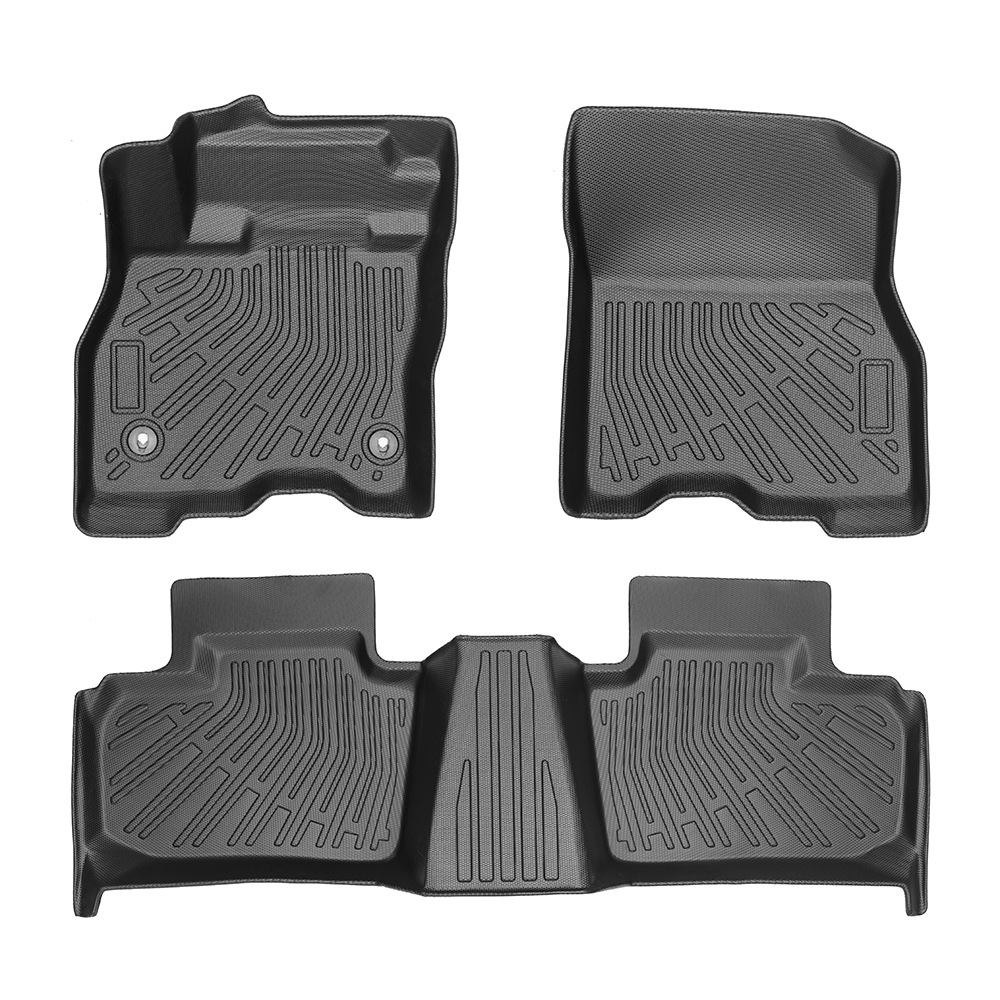 Para Nissan Leaf 2018 - 2025 TPE Foot Pads 3D All Weather Material Backpack Pad