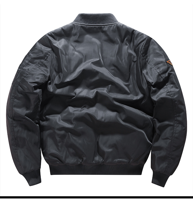 Men's Casual Pilot Jacket For Autumn And Winter Thickened Cotton_voghion.com