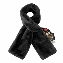 ���R�d�r��Soft Faux Fur Pull-Through Scarf����ܛ��ëƤ���^��