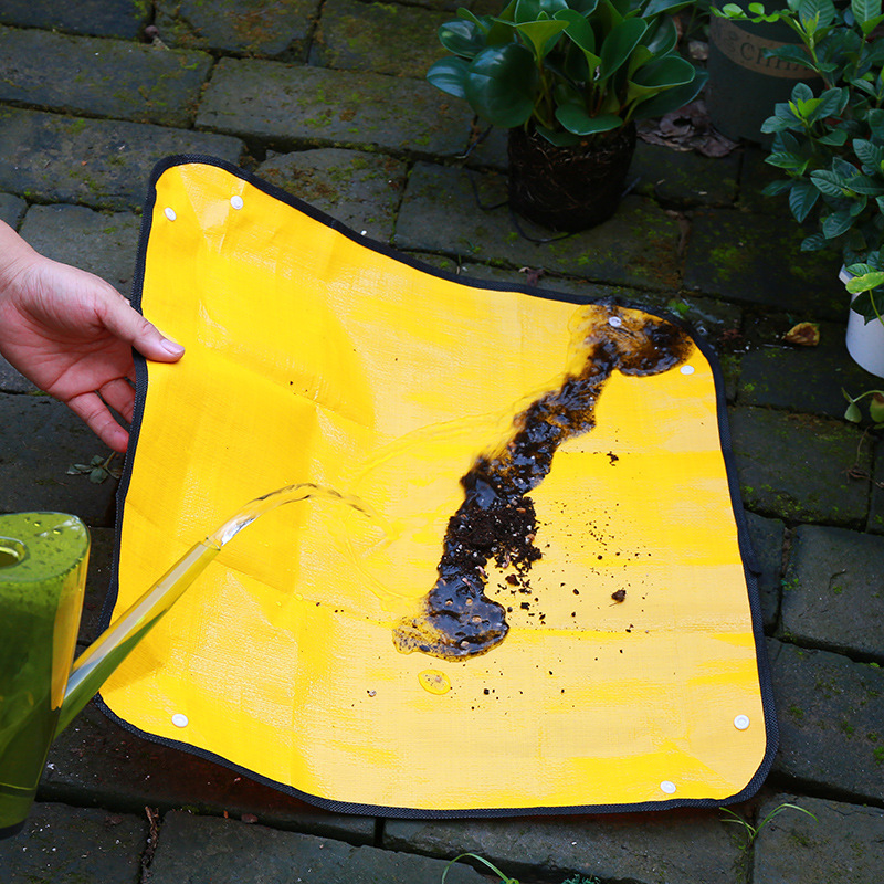 Alfombrilla de jardín impermeable para suculentas, cambio de macetas, jardinería en casa