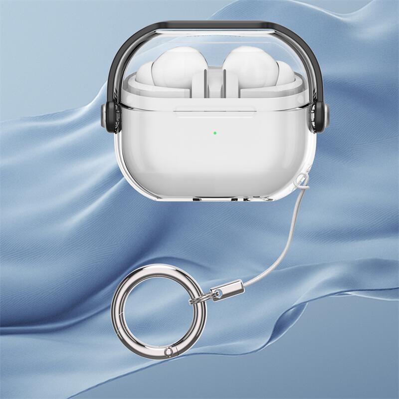 For Samsung Galaxy Buds3 Pro Protective Case Transparent Lock Earphone Case Buds3 Earphone Case