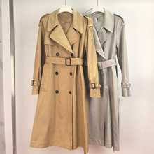 2025春季新款女装气质百搭经典英伦风中长款风衣外套女1G2960271