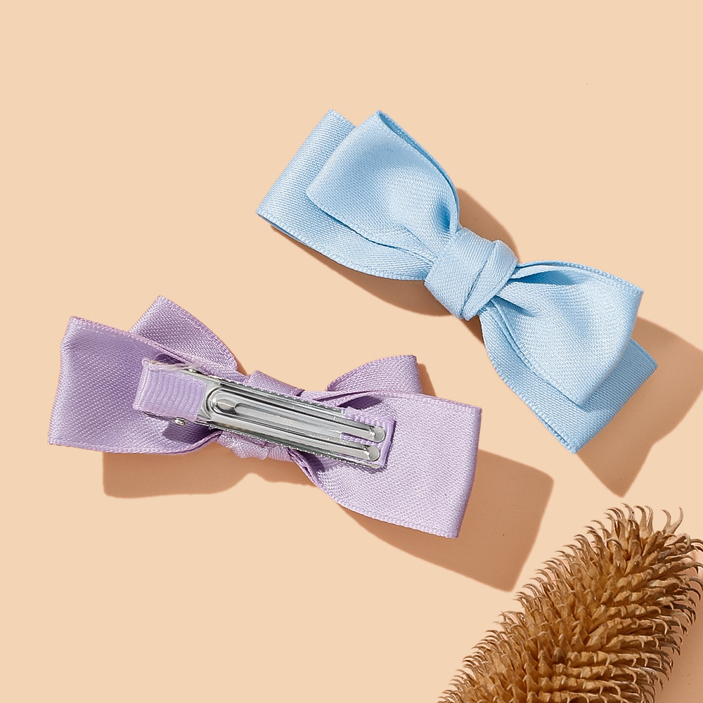 Pinza pelo bebé lazo cinta doble capa accesorios verano_voghion.com
