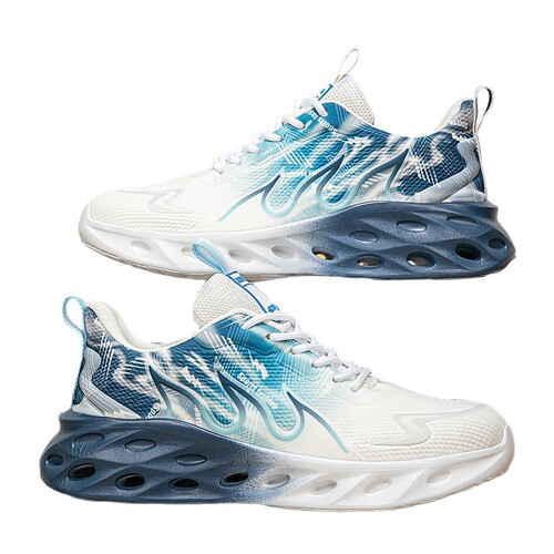Cross-border New Plus Size Women's Lightweight Comfortable Casual Sports Shoes Elastic Running Shoes Breathable Four Seasons Mesh Shoes