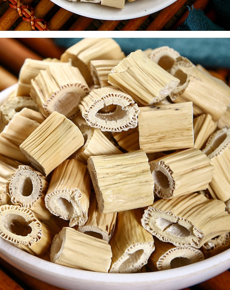 Dried Reed Rhizome Lu Gen 500g Wild Reed Root Slices for Herbal Tea and Decoction specifications