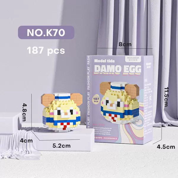 K70 Dharma Egg Dami 187 Pellets Color Box