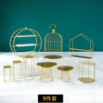 De estilo europeo de la boda decoración de mesa de postre decoración de la tarde té merienda placa bandeja de la torta soporte de exhibición de la Mesa de descanso de té