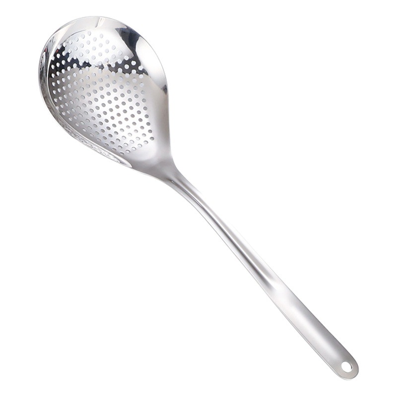 Espesor 304 de acero inoxidable colador de pimienta hogar cocina colador dumpling fideos colador drenaje colador frito