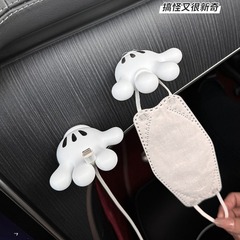 Car front passenger seat cute car hook data cable storage car hooks car small hooks fixed