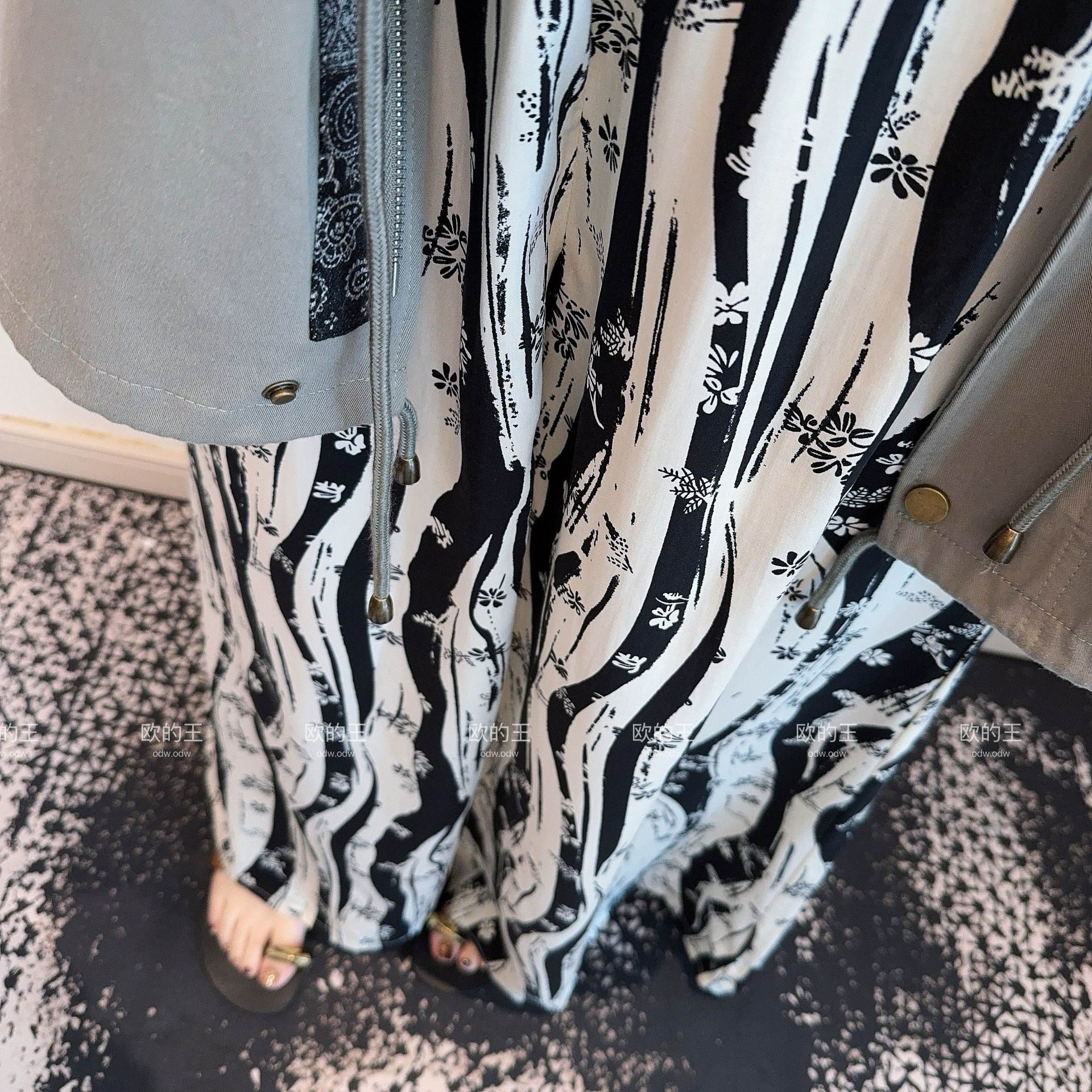 [Algodón] mujer verano 2024 cintura alta versátil retrógrada delgada una falda de busto