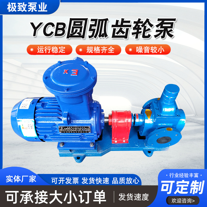 YCB圆弧齿轮泵 电动自吸泵 润滑油泵 压力泵输油泵增压泵现货供应