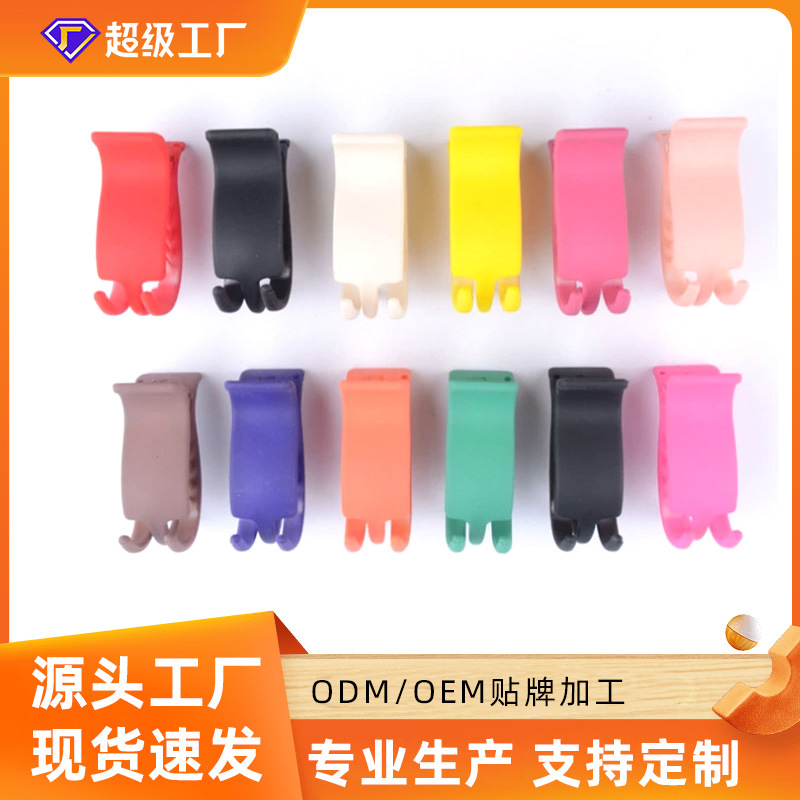 Directo de fábrica estilo coreano plástico ABS 2 + 1 agarre pelo Vietnam mujeres color esmerilado horquilla caliente joyería Accesorios