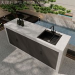 洗菜池大理石户外岛台水槽一体台盆柜子室外庭院操作台阳台洗手盆