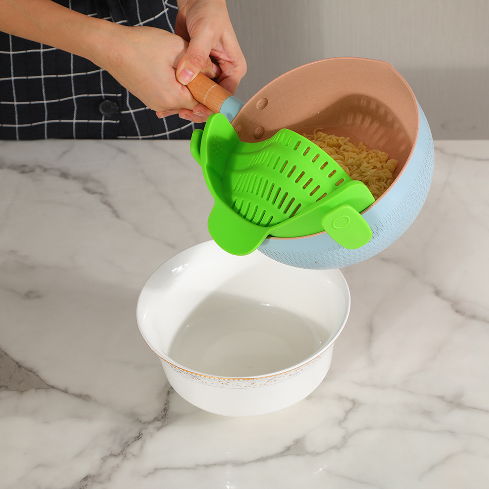 Silicone clamping cooker dish bowl porch filter water leakage…