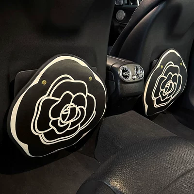 Anti-Kick Pad Rear Universal Cute Chair back anti-kick pad - camellia-anti-kick-pad2-short-style
