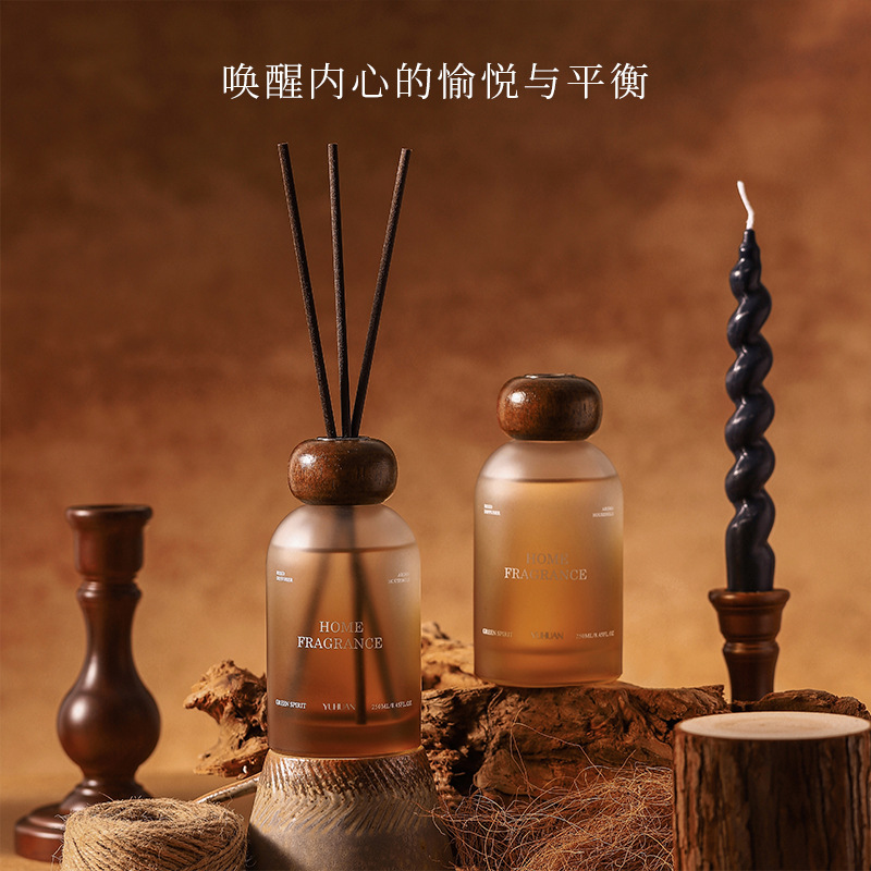 无火香薰大瓶酒店卧室家用扩香厕所藤条熏香除臭香氛精油持久留香|undefined