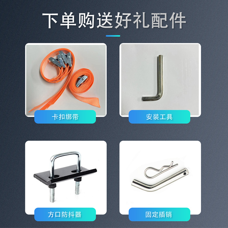 Outdoor cycling car rear hanging bicycle frame fixed single frame rear support bicycle equipment portable and detachable