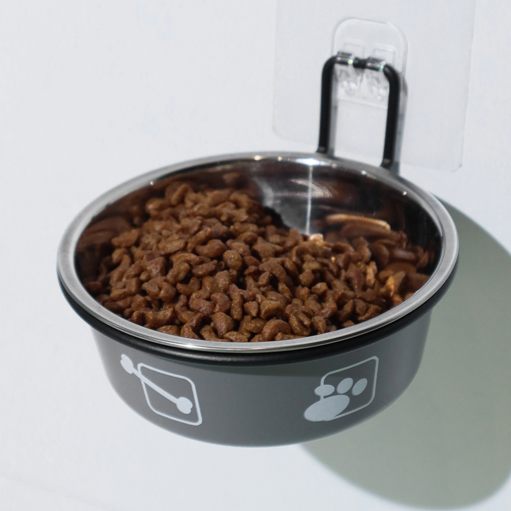 프린트 그레이 선반 그릇