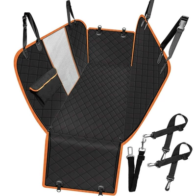 Seat cushion, seat cover cushion, thickened Oxford cloth, safe - network-port-black-with-orange-trim