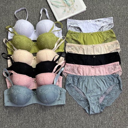Russian-Mexican cross-border bra set, youth 1/2 cup bra set