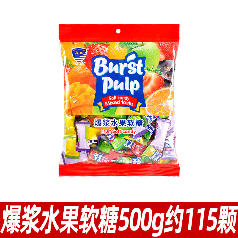 ADM 팝핑 과일 구미 믹스 500g, 약 115개