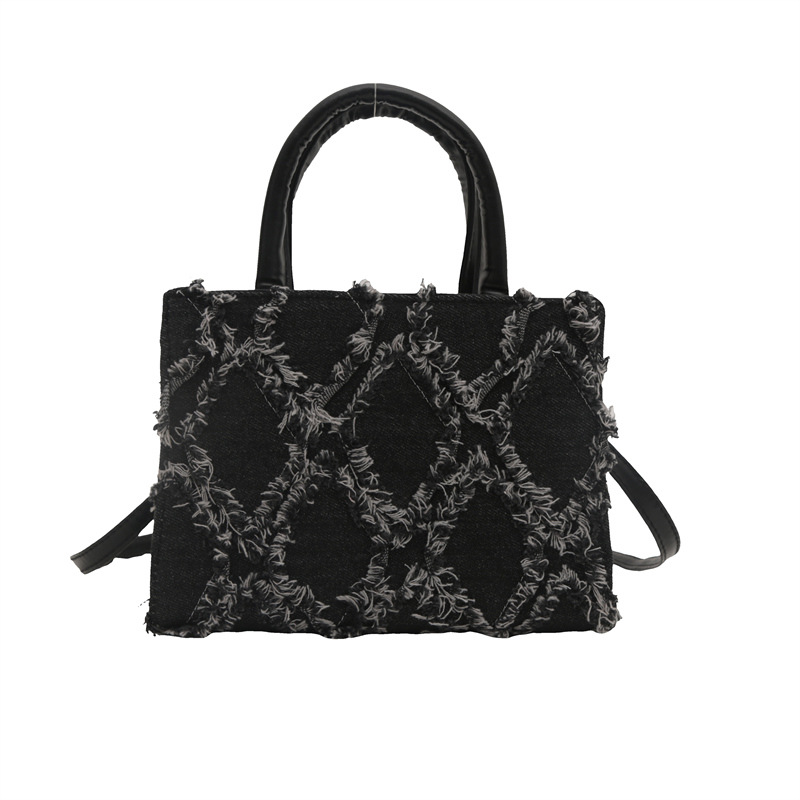 Bolso de moda de moda de Internet para mujeres 2024 nuevo estilo de moda de verano bolso de hombro portátil de mujer bolso de mochila jeans versátil